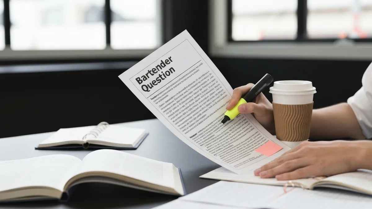 Bartending Tips - Bartender Certification certification study resource