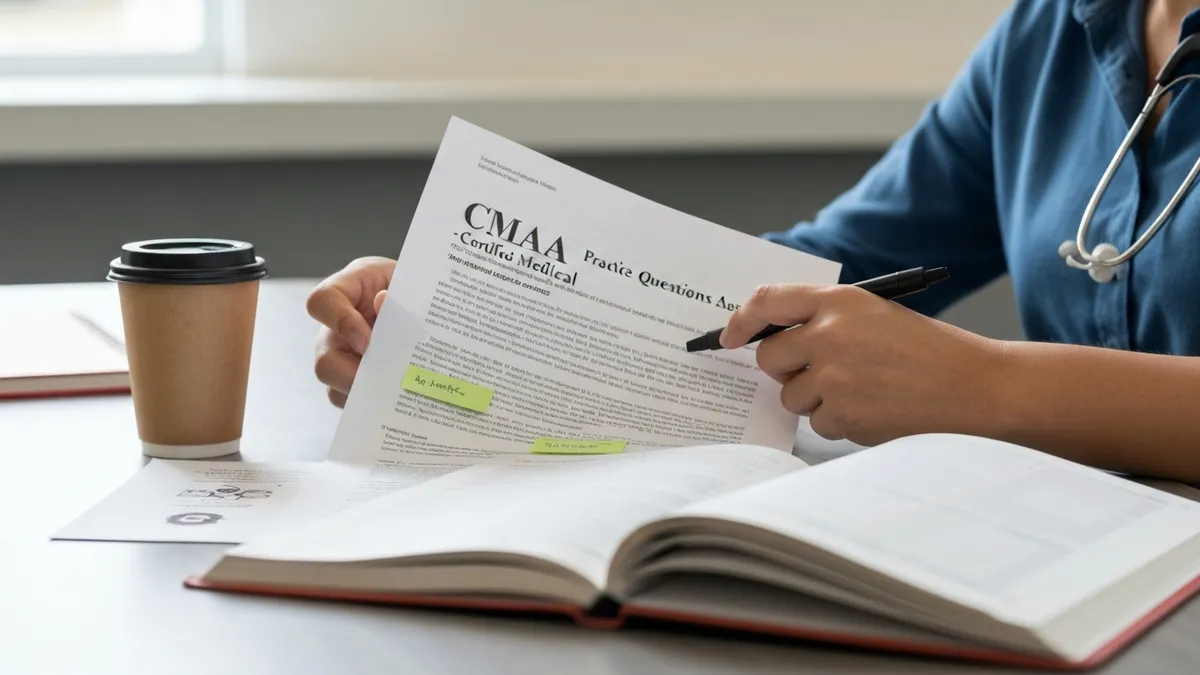 Cma Practice Test - CMAA - Certified Medical Administrative Assistant certification study resource