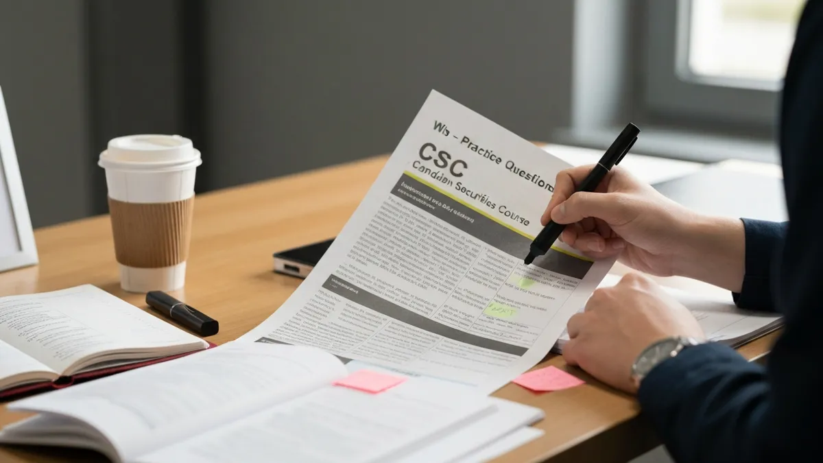 Csc vs Cfa - CSC - Canadian Securities Course certification study resource