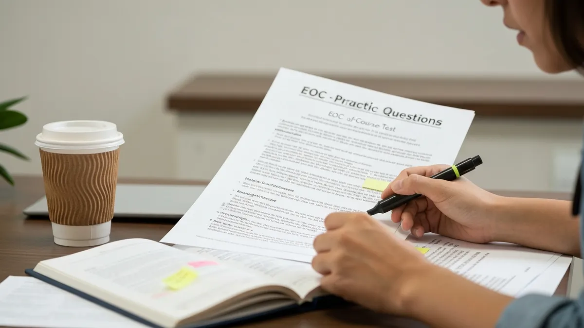 Fsa Geometry Eoc Review - EOC - End-of-Course Test certification study resource