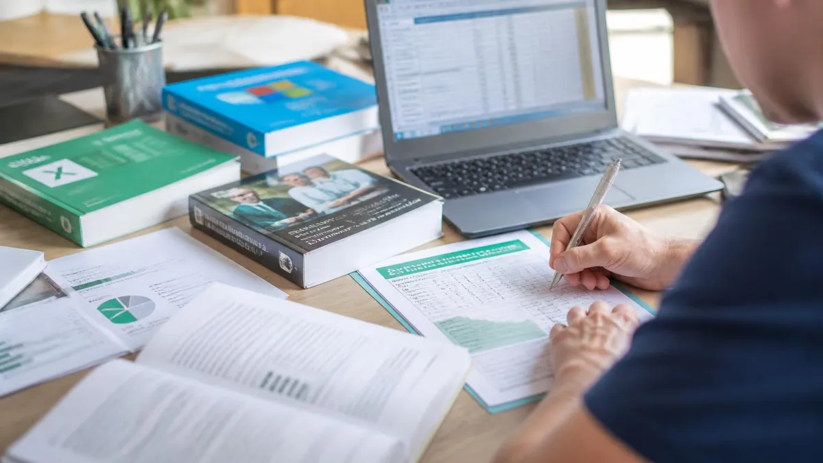 Excel Spreadsheet - Microsoft Excel certification study resource