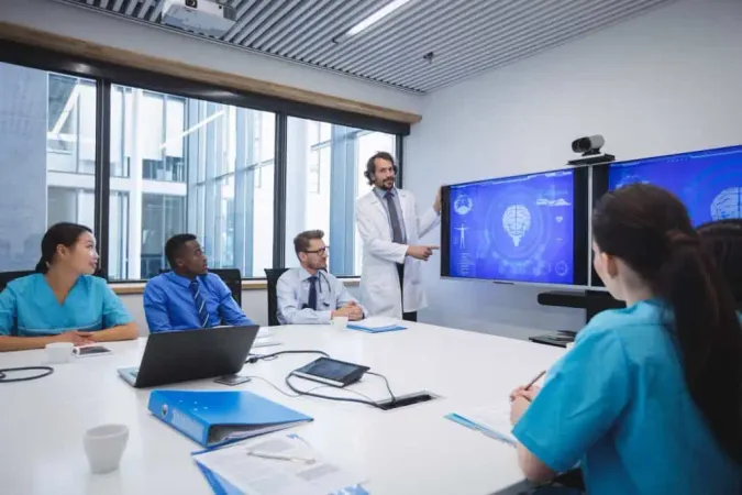 Doctor Giving Presentation Team Interim Doctors X - Board of Certification in Anesthesiology study guide