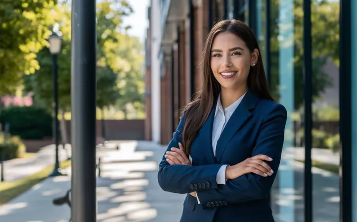 Woman Stands Front Building With Her Arms Crossed X - Certified Business Professional study guide