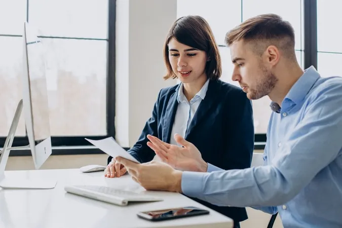 Business Team Working Office Discussing Job Issues X - Certified Accounting Analyst study guide