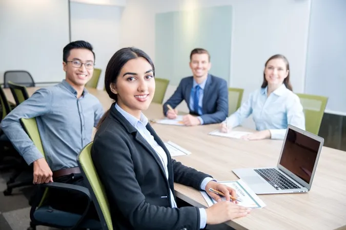 Smiling Business Lady Working With Colleagues X - Certified Administrative Manager study guide