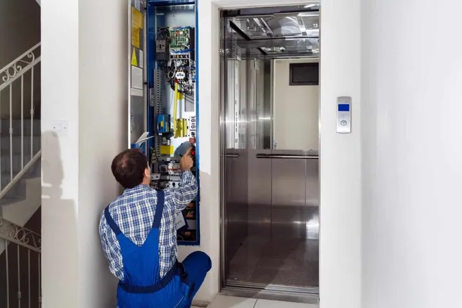 Technician Repairing Elevator X - Certified Elevator Technician study guide