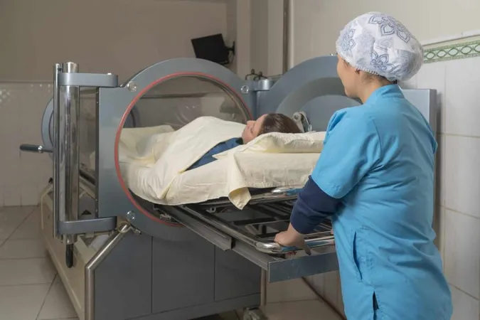 Nurse Introducing Patient Enter Hyperbaric Tank X - Certified Hyperbaric Specialist study guide