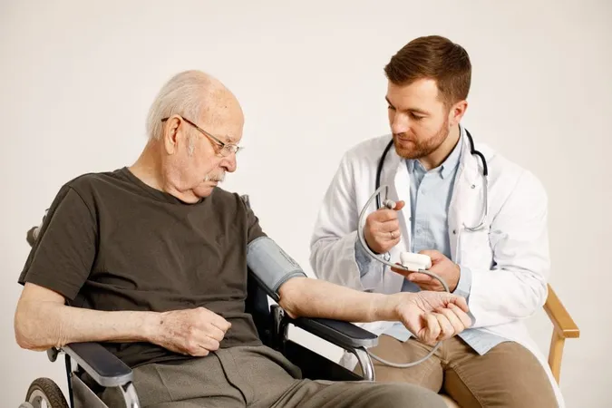 Male Doctor Old Man Wheelchair Isolated White Background X - Certified Hypertension Specialist study guide