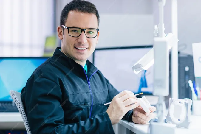 Prosthetic Dentistry Technician Working His Office - Certified Implantology Technician study guide