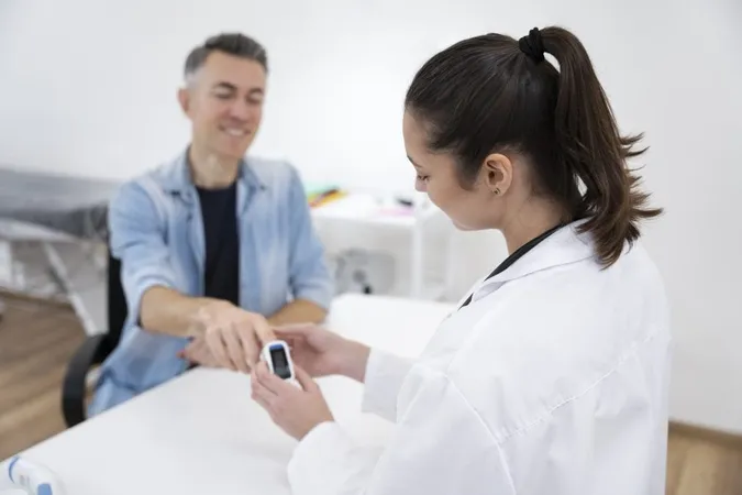 Doctor Performing Routine Medical Checkup 1 X - Diabetes Education Certification study guide