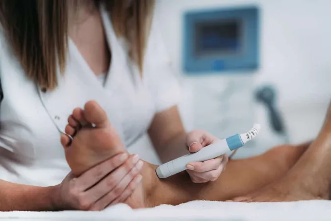 Doctor Giving Therapy Patient Hospital X - Foot Care Certification study guide