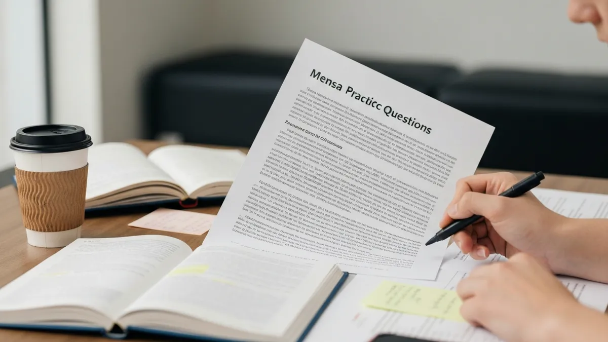 Vic Mensa - Mensa IQ Test certification study resource