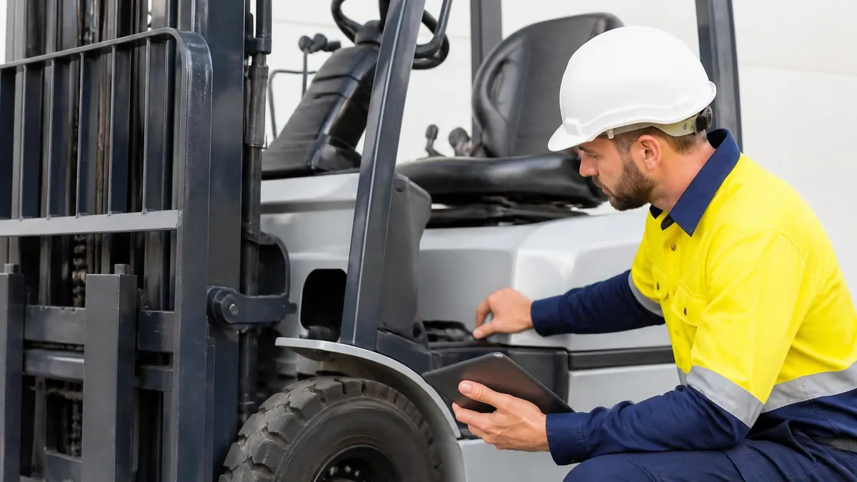 Inspecting Used Forklifts by Type - Forklift Licence Australia - TLILIC0003 certification study resource