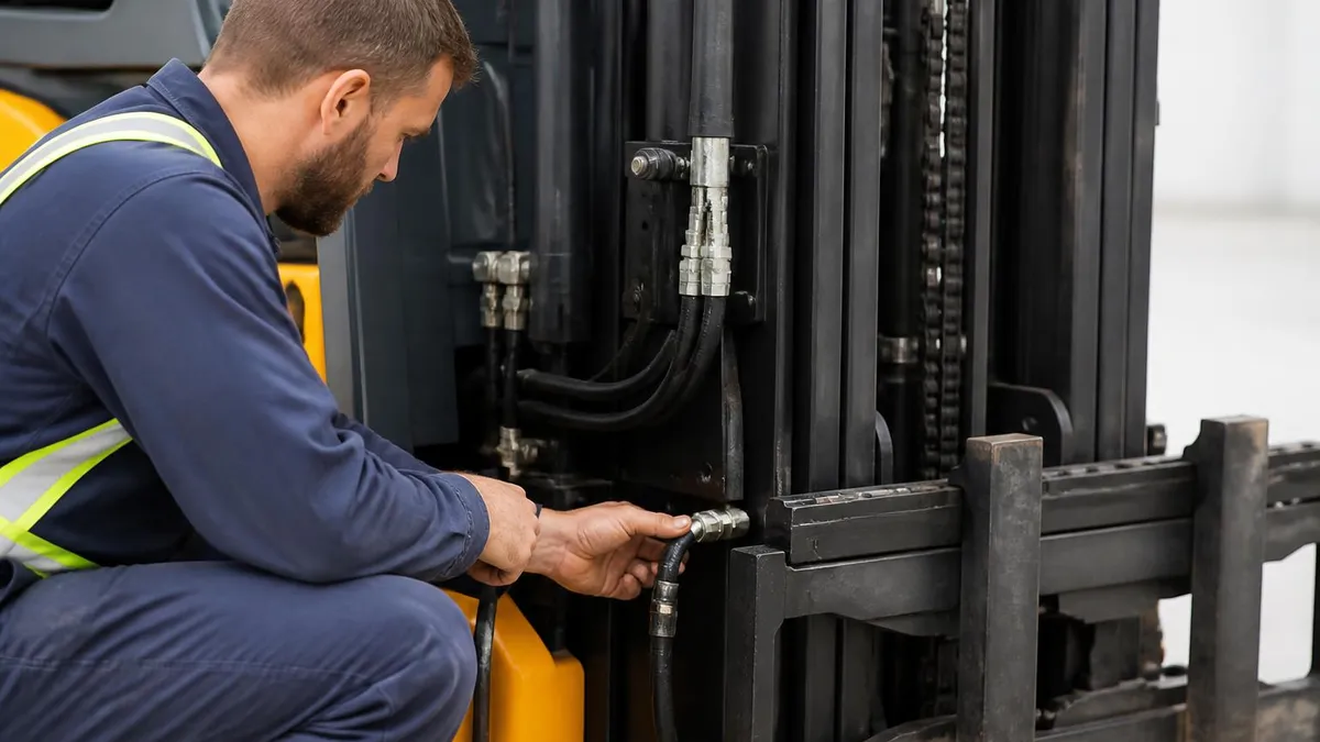 Mast, Carriage and Hydraulic Systems for Multi Dir - Forklift Licence Australia - TLILIC0003 certification study resource