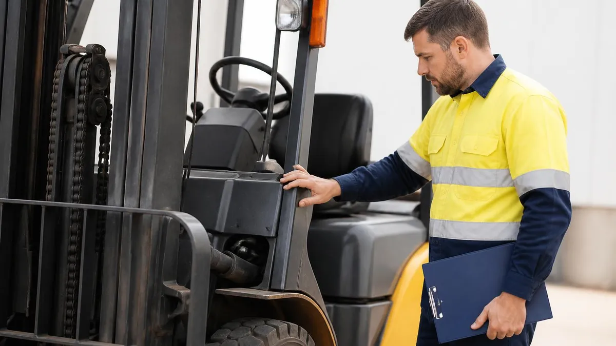 Pre-purchase Inspection Checklist for Used Fo - Forklift Licence Australia - TLILIC0003 certification study resource