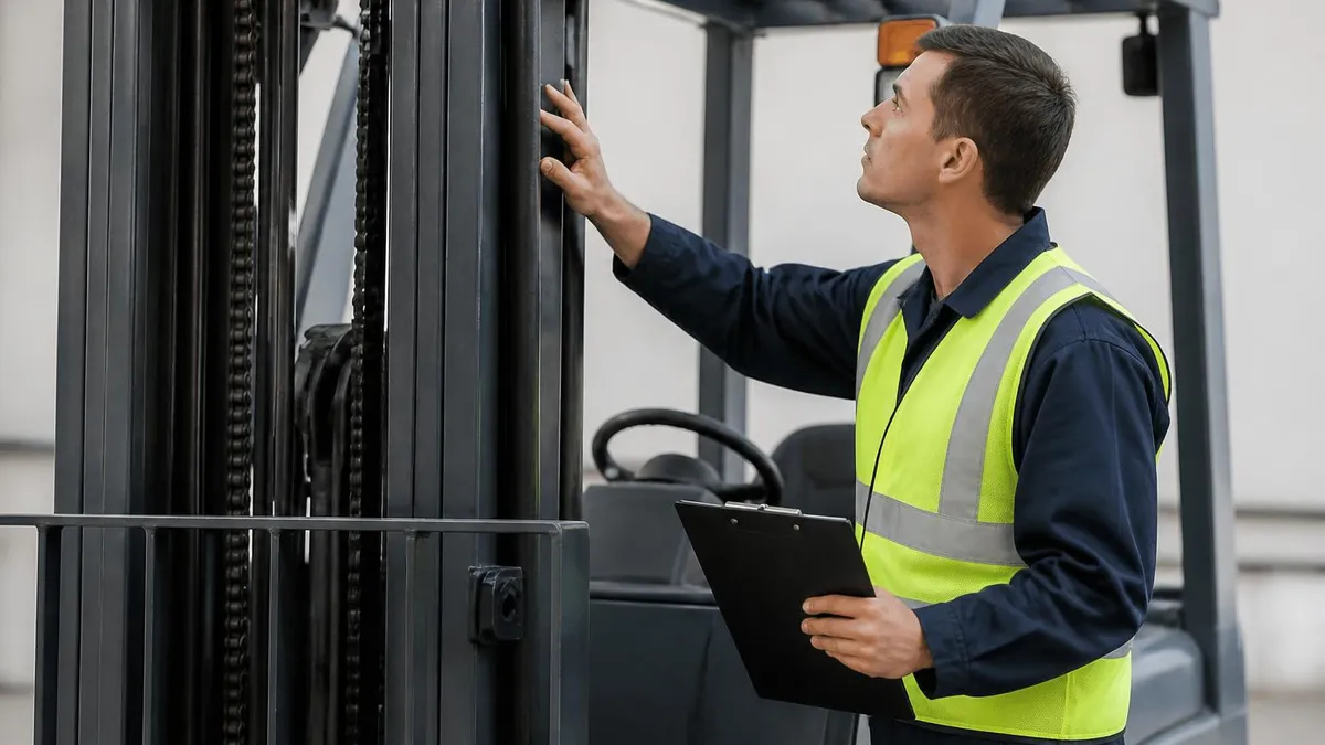 Pre-start Inspection Checklist for Multi Dire - Forklift Licence Australia - TLILIC0003 certification study resource