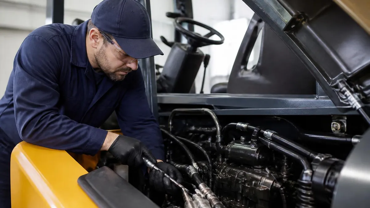 Tcm 2.5 Ton Forklift Engine, Hydraulics and Drivet - Forklift Licence Australia - TLILIC0003 certification study resource