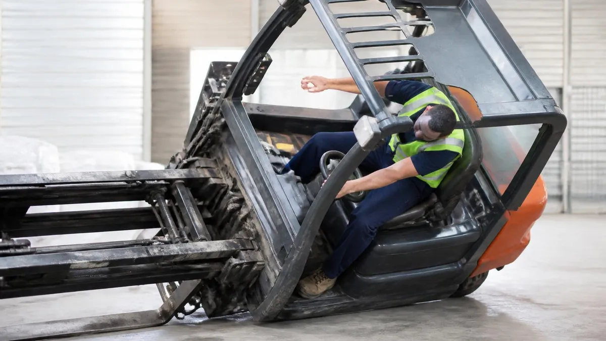 Tip-over Survival Rule - Forklift Licence Australia - TLILIC0003 certification study resource