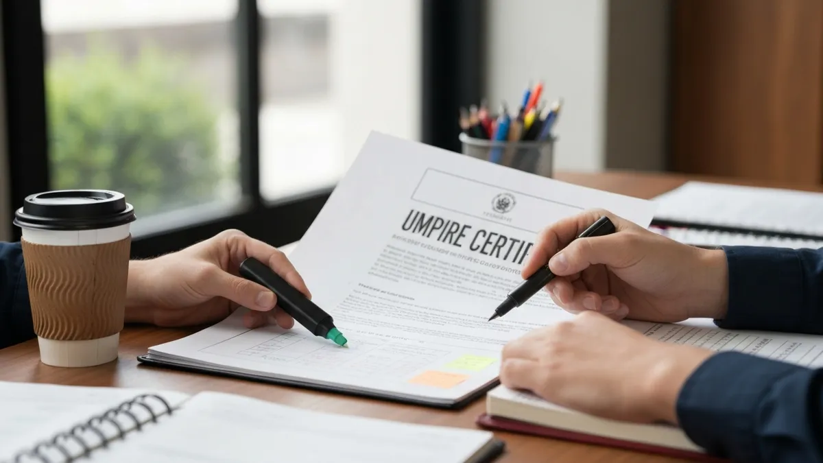 Umpire Associations - Umpire Certification certification study resource
