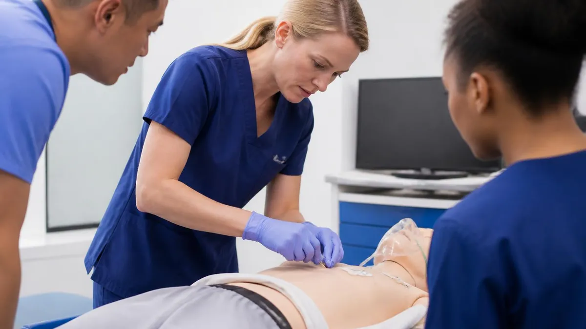 Comparing In-person, Blended & Virtual ACLS C guide for ACLS Advanced Cardiovascular Life Support Practice exam preparation