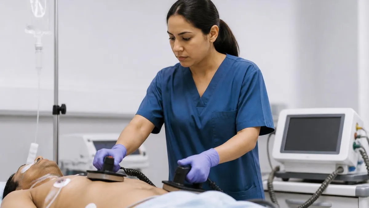 Defibrillation, Cardioversion & Pacing Energy Quic - ACLS Advanced Cardiovascular Life Support Practice certification stud...