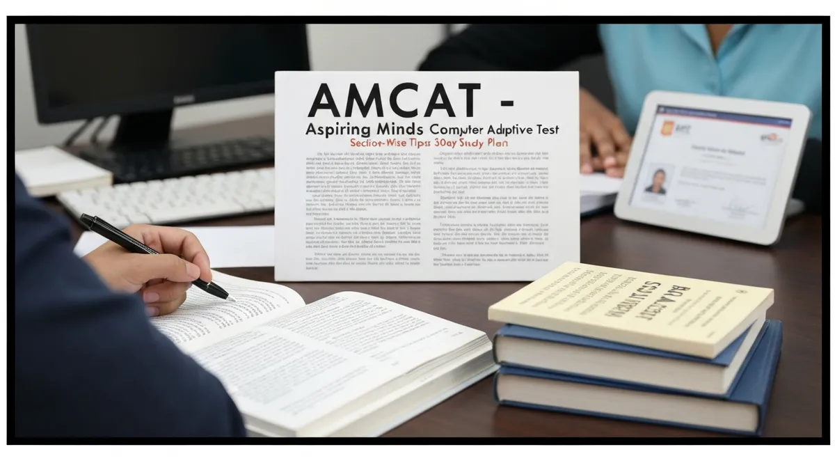 AMCAT preparation strategies — section-wise tips and 30-day study plan