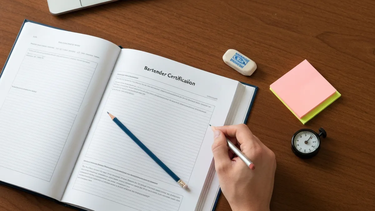 Bartender Role - Bartender Certification certification study resource