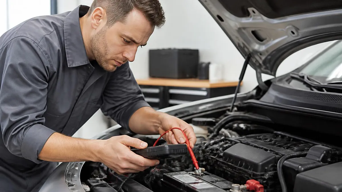Car Battery Test Quick Reference - BMV - Test certification study resource