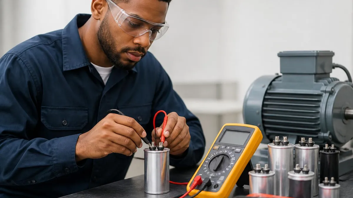 Motor Capacitor Testing by the Numbers - BMV - Test certification study resource