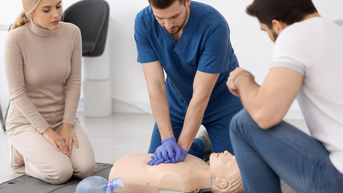 CPR Classes Near Me - CPR Cardiopulmonary Resuscitation Practice certification study resource