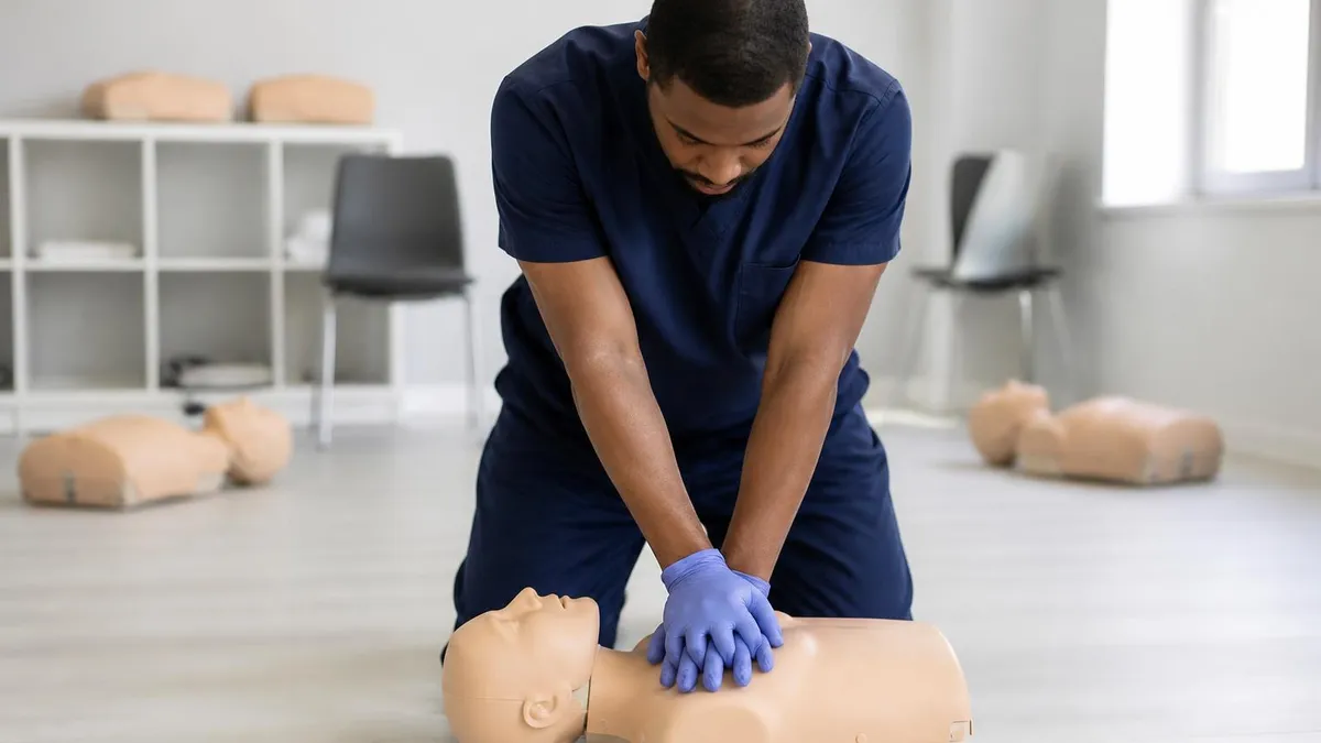 CPR Certification - CPR Cardiopulmonary Resuscitation Practice certification study resource