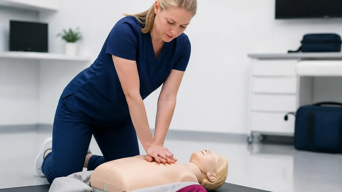 CPR Compression Technique by Age - CPR - Cardiopulmonary Resuscitation certification study resource