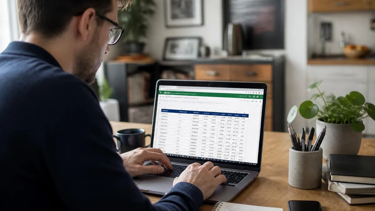 Excel Spreadsheet - Microsoft Excel certification study resource