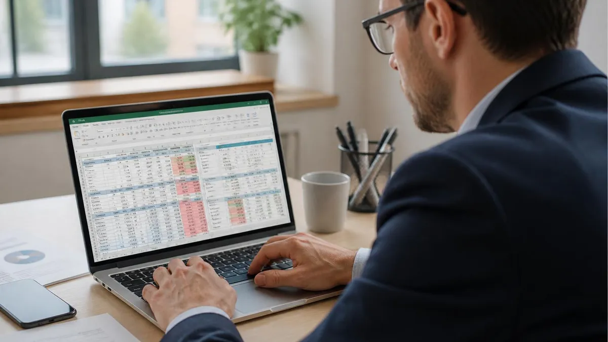 Balance Sheet Template Excel - Microsoft Excel certification study resource