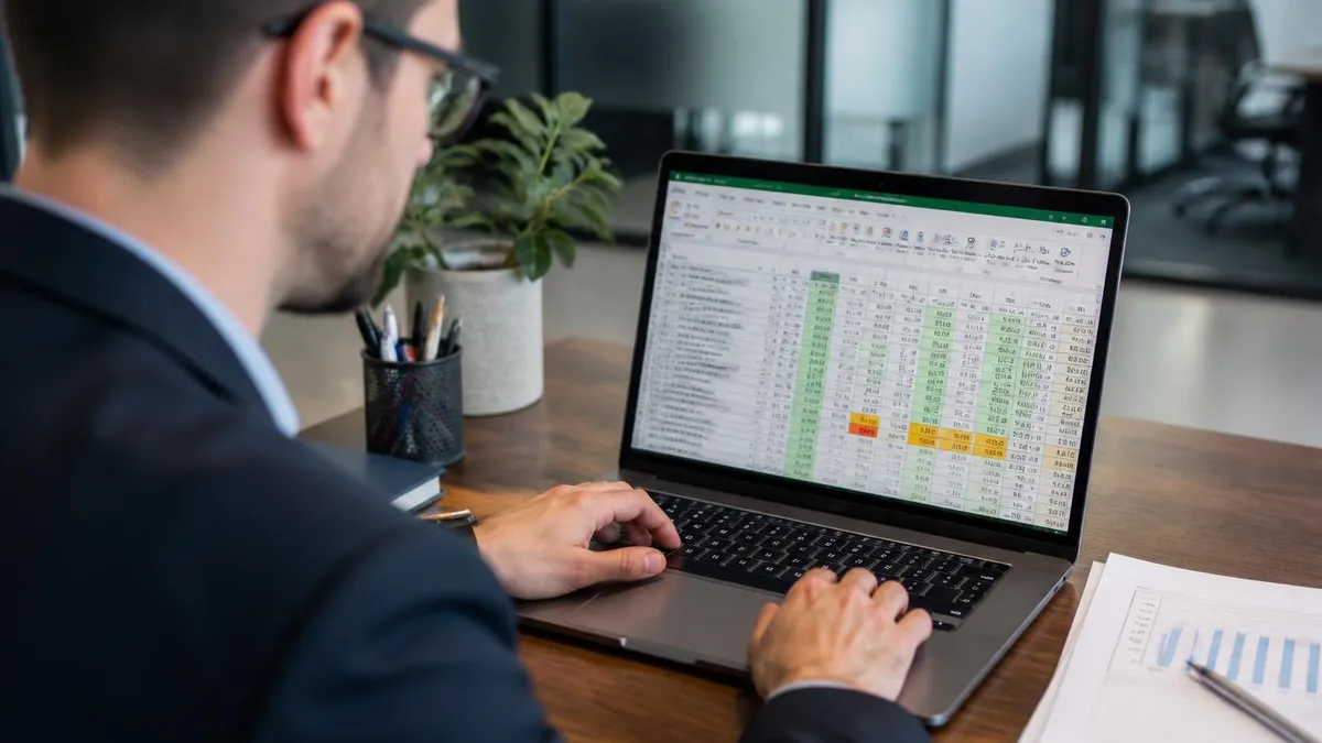 Excel Spreadsheet - Microsoft Excel certification study resource