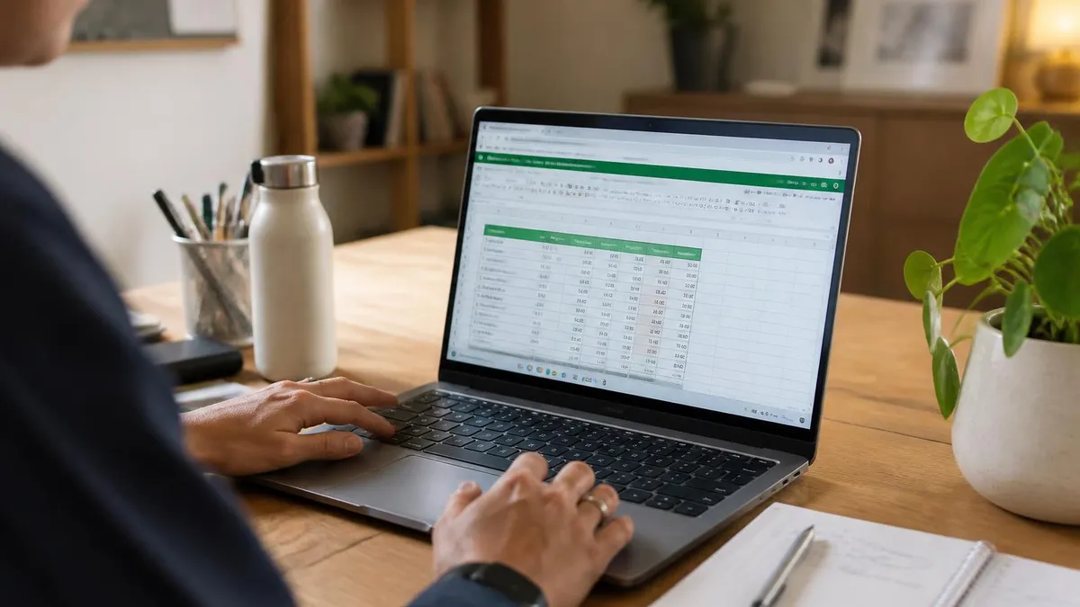 Excel Spreadsheet - Microsoft Excel certification study resource