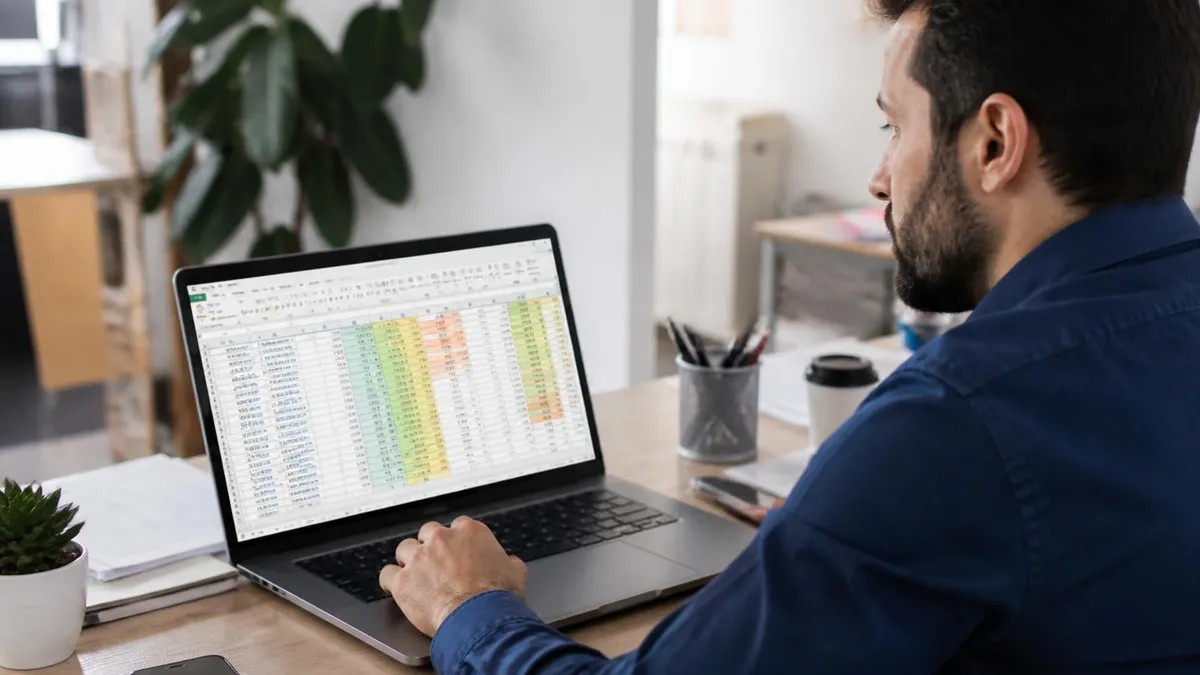 Excel Gridlines - Microsoft Excel certification study resource