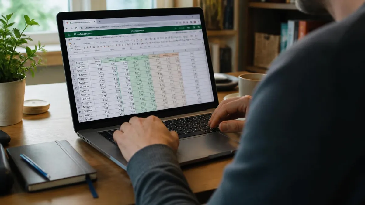 Excel Spreadsheet - Microsoft Excel certification study resource