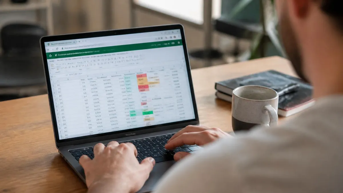 Excel Spreadsheet - Microsoft Excel certification study resource