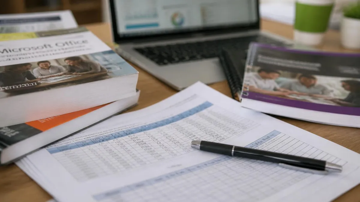 Excel Spreadsheet - Microsoft Excel certification study resource