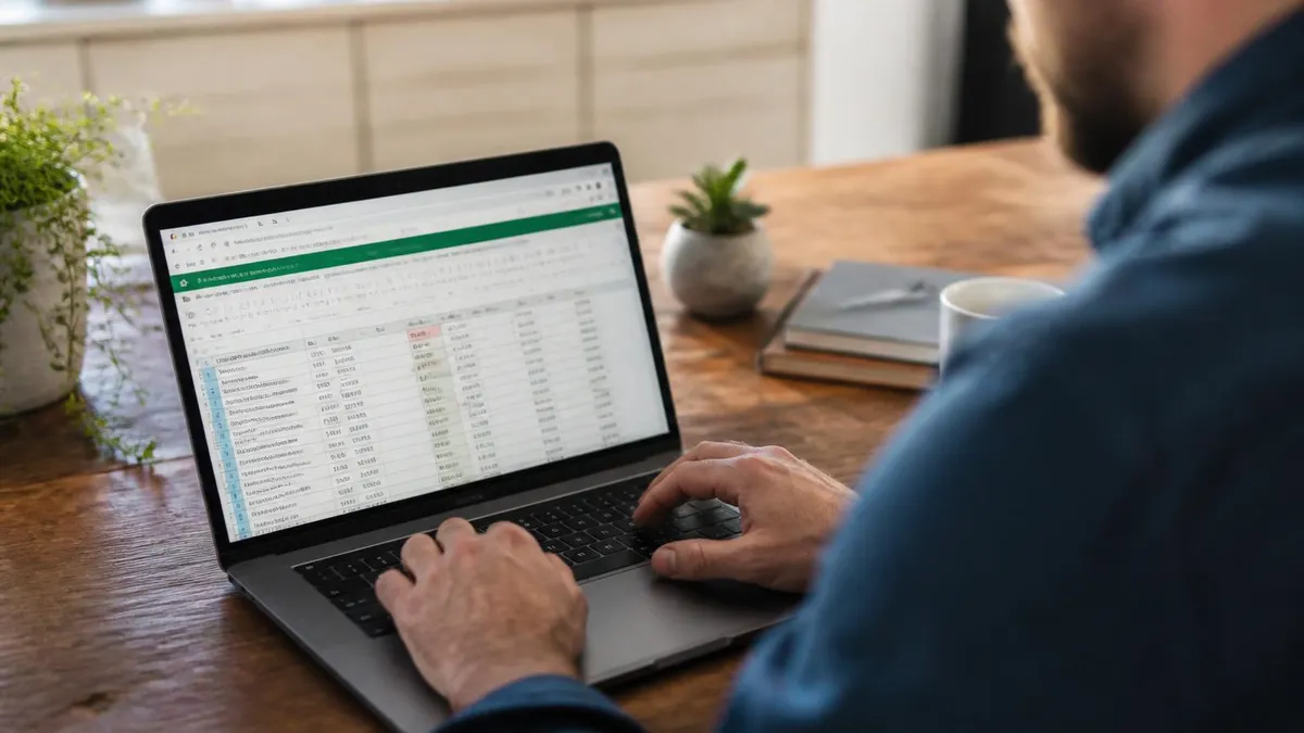 Excel Spreadsheet - Microsoft Excel certification study resource