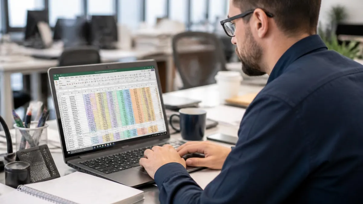 Excel Spreadsheet - Microsoft Excel certification study resource