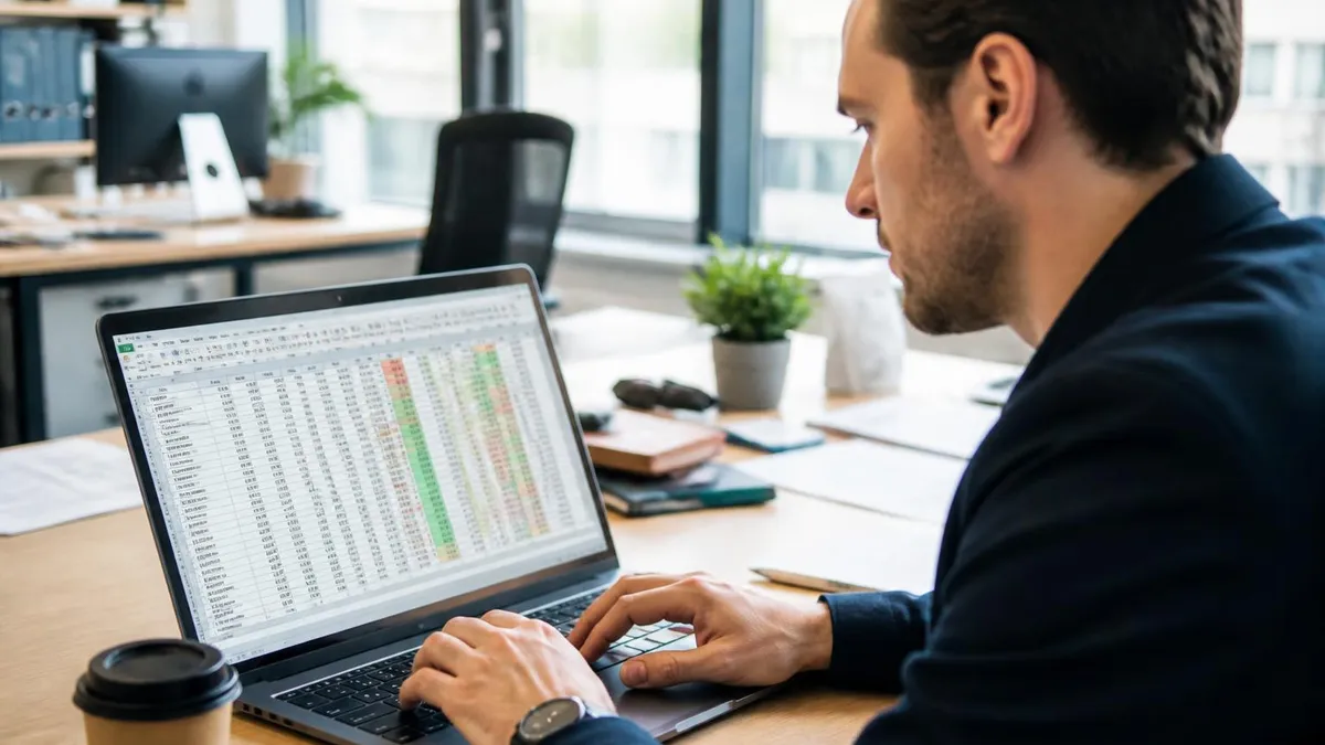 Stacked Column Chart Excel - Microsoft Excel certification study resource
