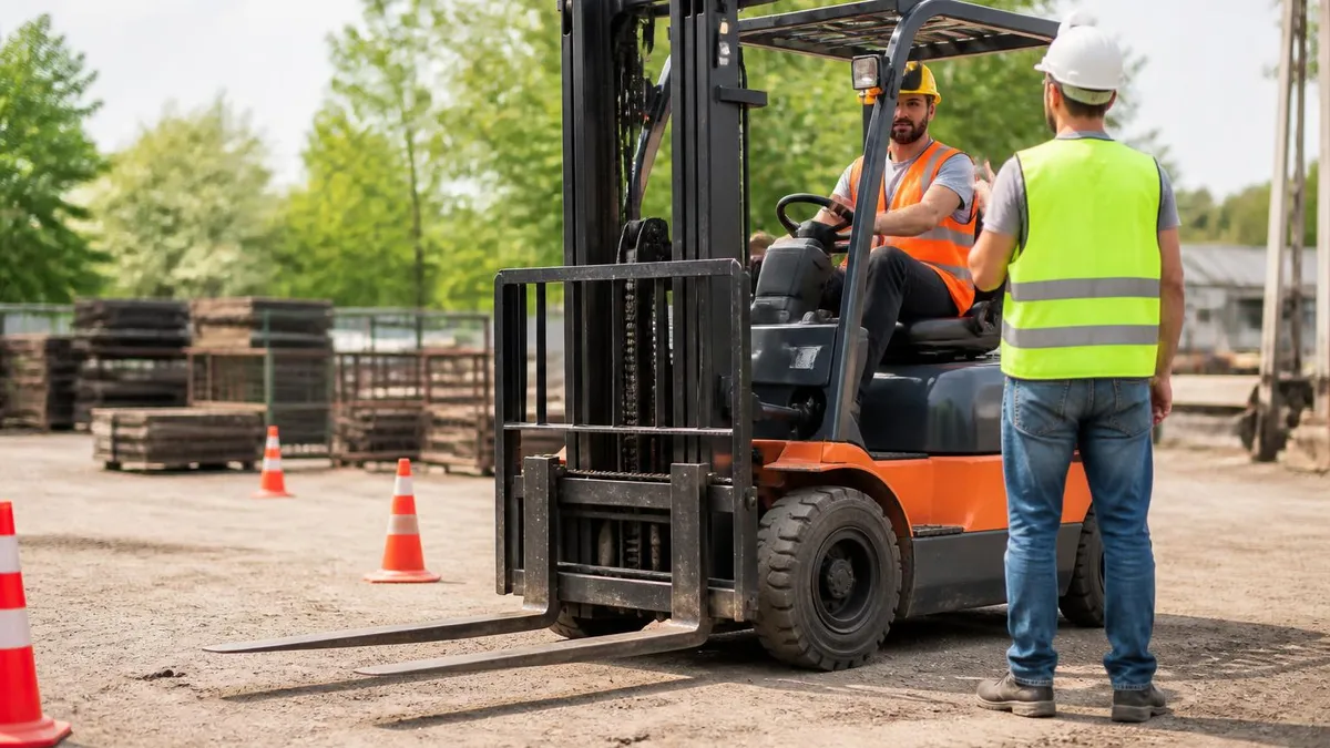 Construction Forklift - Forklift certification Certification certification study resource