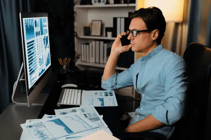 Businessman Calling With Smartphone Consulting Business Data Pecuniary - Accredited Asset Management Specialist study guide