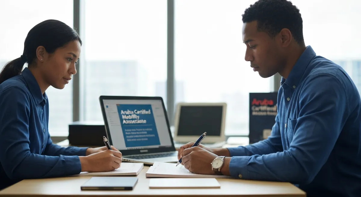 Young Man Working With Servers 1 - Aruba Certified Mobility Associate study guide