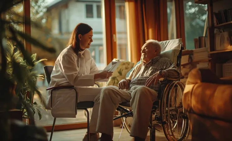 Realistic Scene With Elderly Care Senior People X - ARF (Adult Residential Facility) study guide