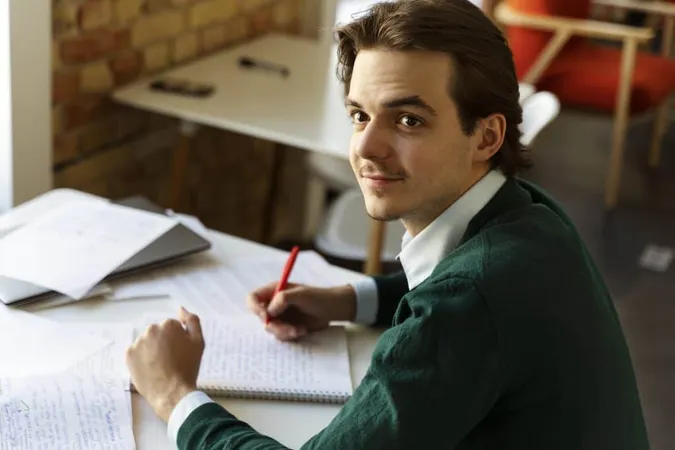 Medium Shot Man Correcting Grammar Mistakes 2 X - Arizona Bar Exam study guide