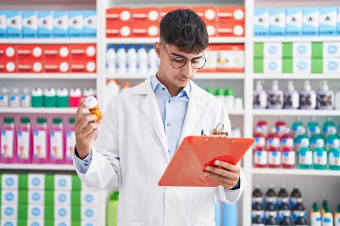 Young Hispanic Man Pharmacist Ho - Blog study guide