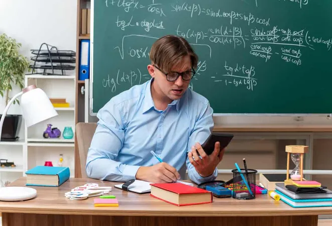 Young Male Teacher Wearing Glass - Blog study guide